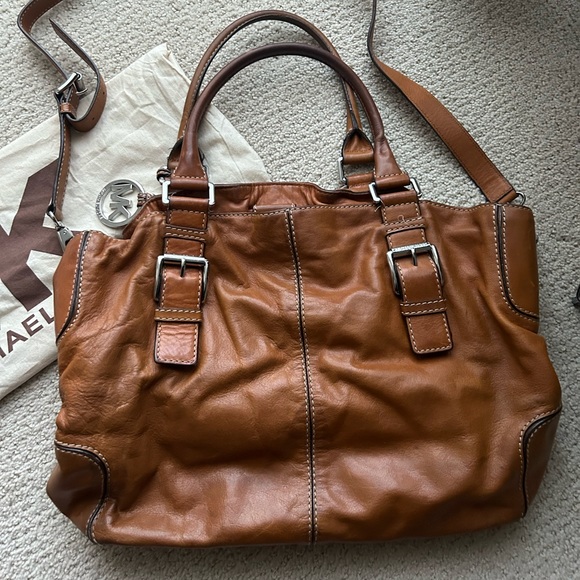 Michael Kors Camel Leather Purse - Picture 2 of 9